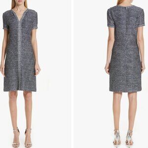 St John Camille Knit A-Line Dress